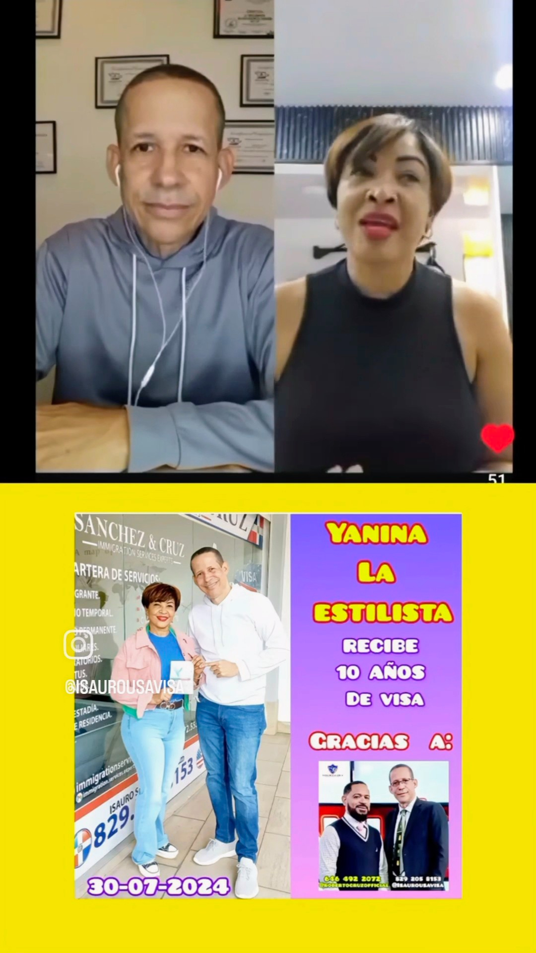 Testimonio de yanina